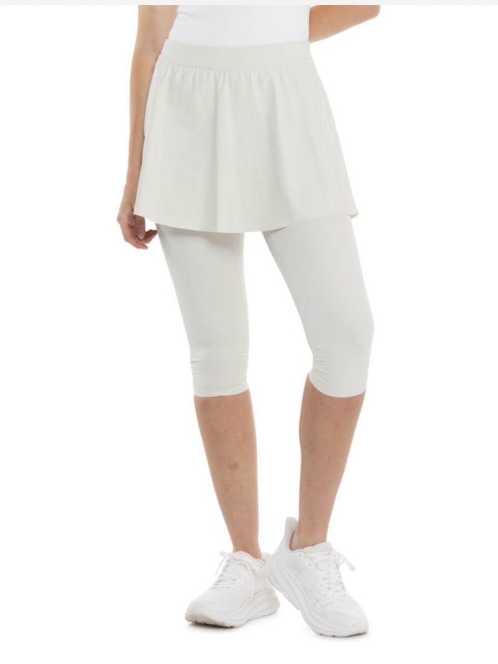Spanx Booty Boost Skirted Leggings - White Cloud Size Medium